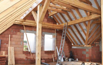 Potters Corner attic trusses