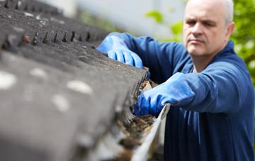 cleaning and inspecting Potters Corner roofs